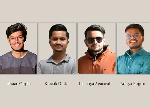 Ishan Gupta, Kaushik Dutta, Lakshya Agarwal and Aditya Rajput
