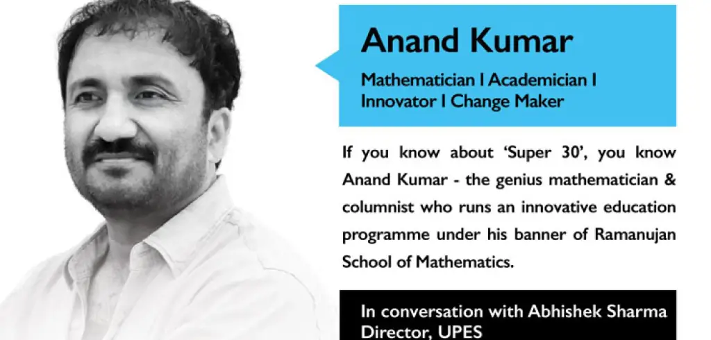 Anand Kumar of ‘Super 30’ fame doles out success mantras for engineering aspirants