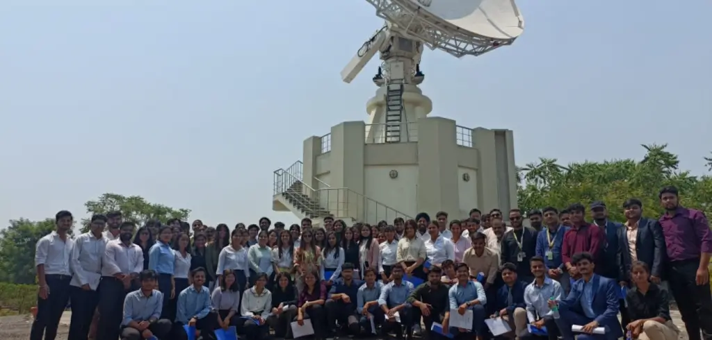 Experiential learning for students during visits to ISRO, Bharat Dynamics Limited and Skyroot Aerospace