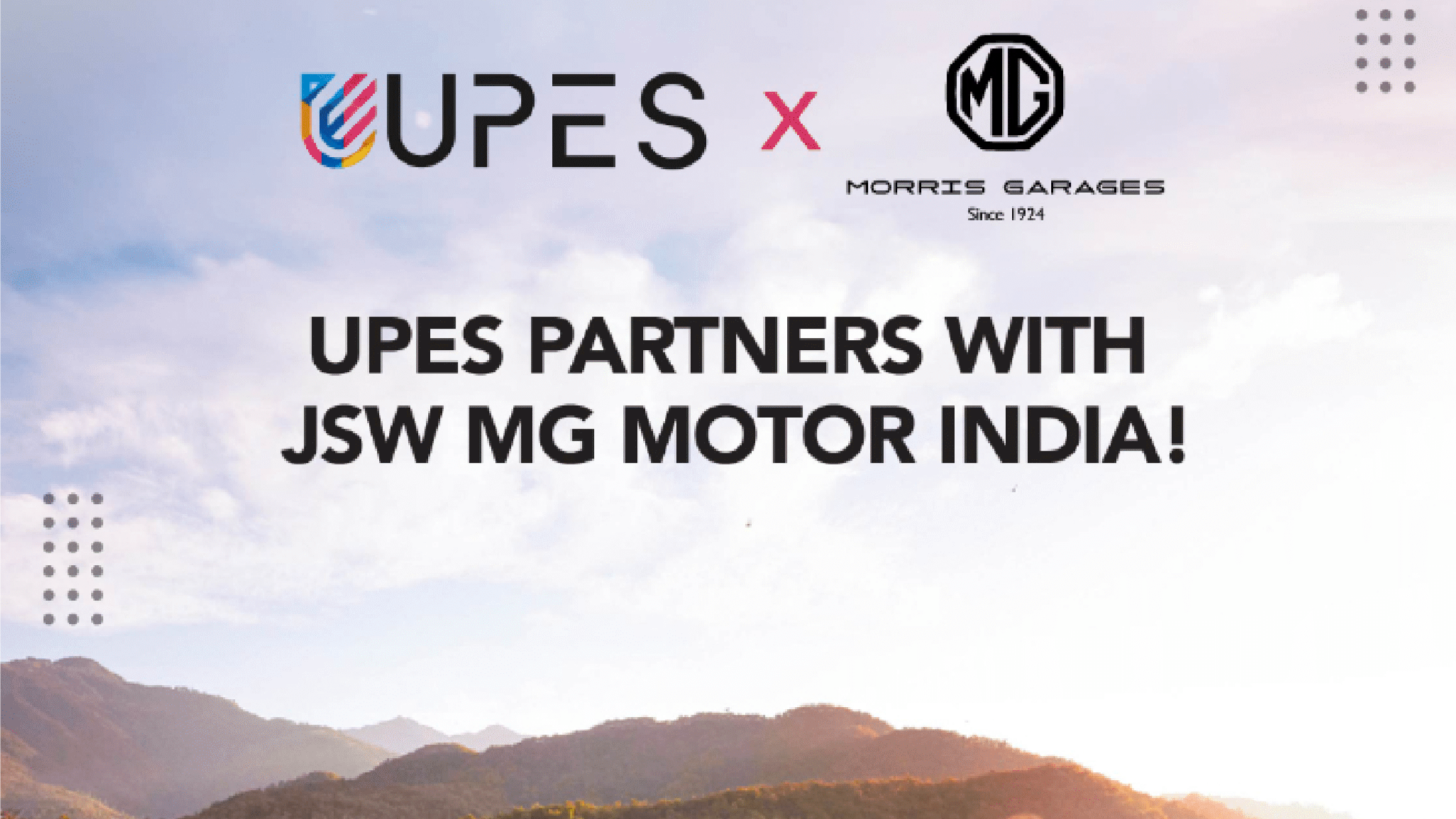 JSW MG Motor India partners UPES to skill students to make them future ready Motoring Trends-1