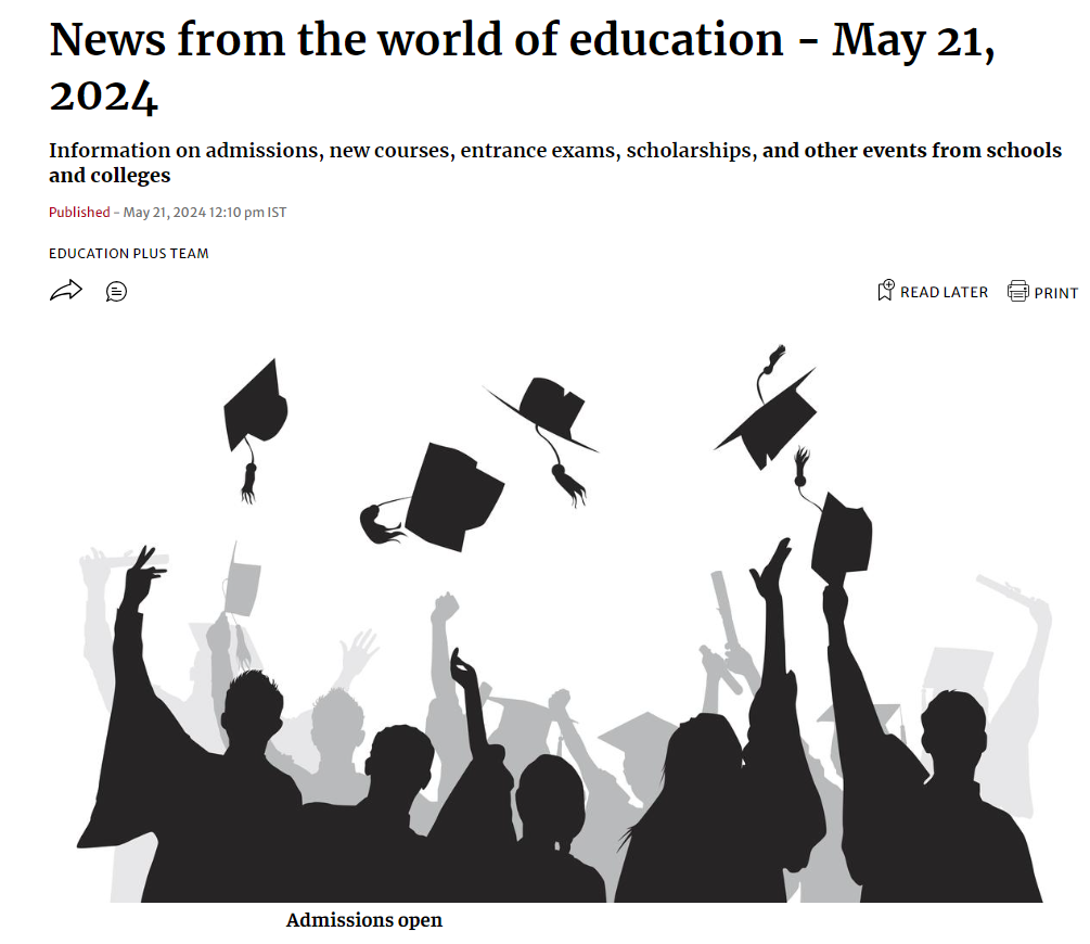News from the world of Education