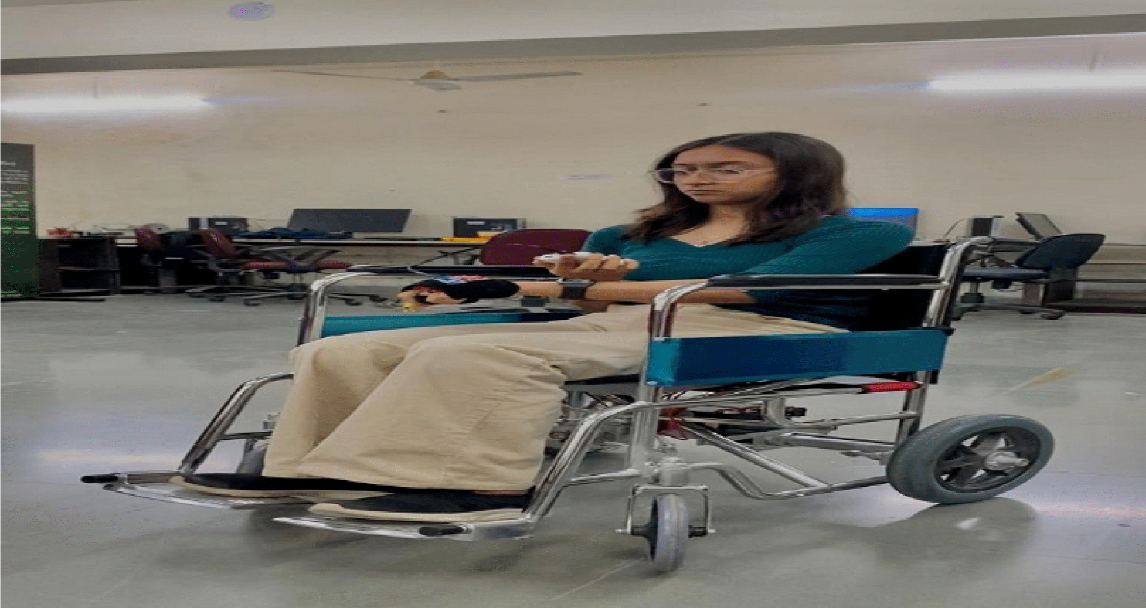 UPES Engineering Students Develop Revolutionary Gesture Controlled Wheelchair_Shiksha 2