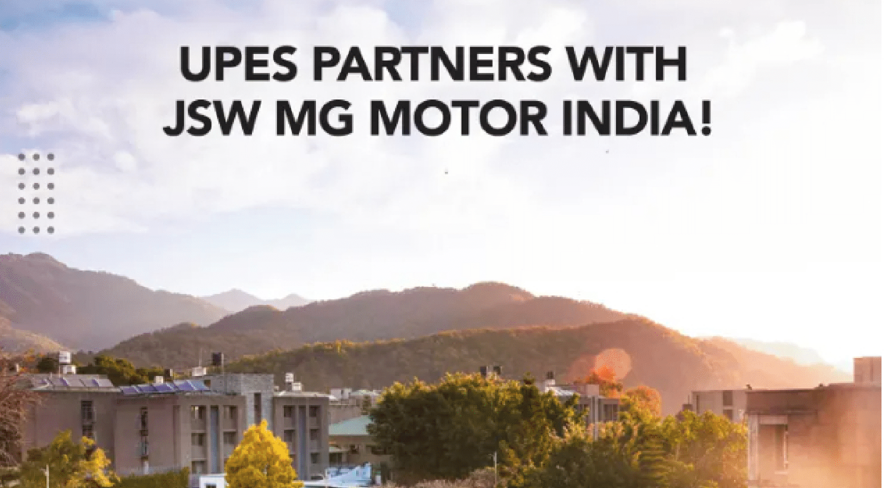 UPES and JSW MG Motor India collaborate to empower future engineers_The Energia-1