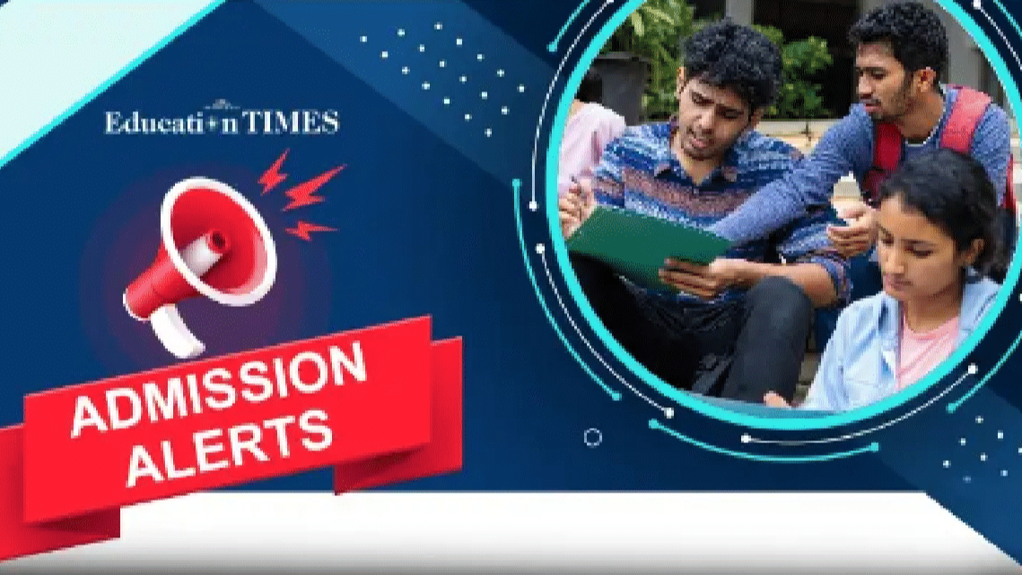 WEEKLY ALERTS: Check out the colleges inviting applications for admissions