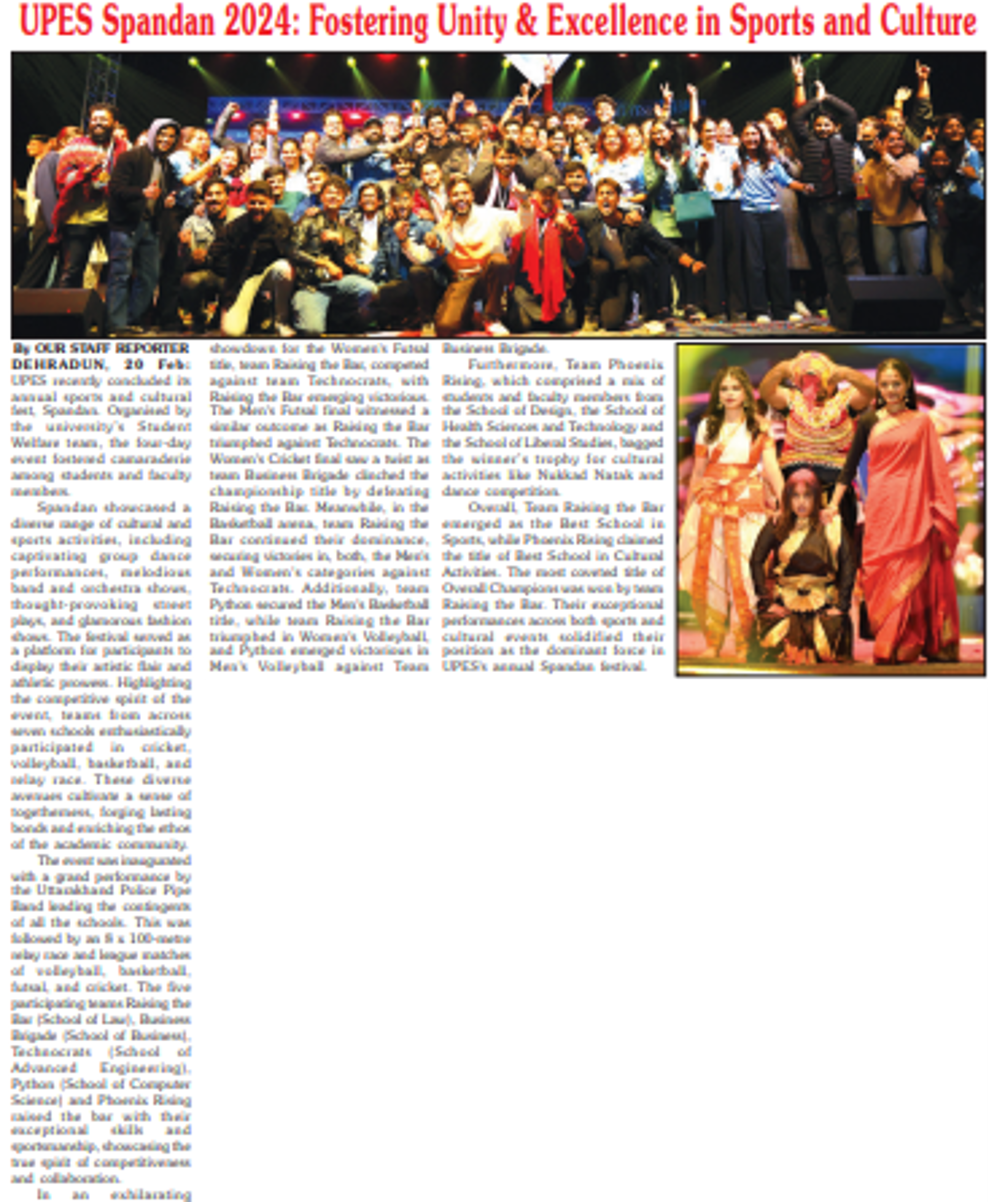 Spandan 2024 - Garhwal Post