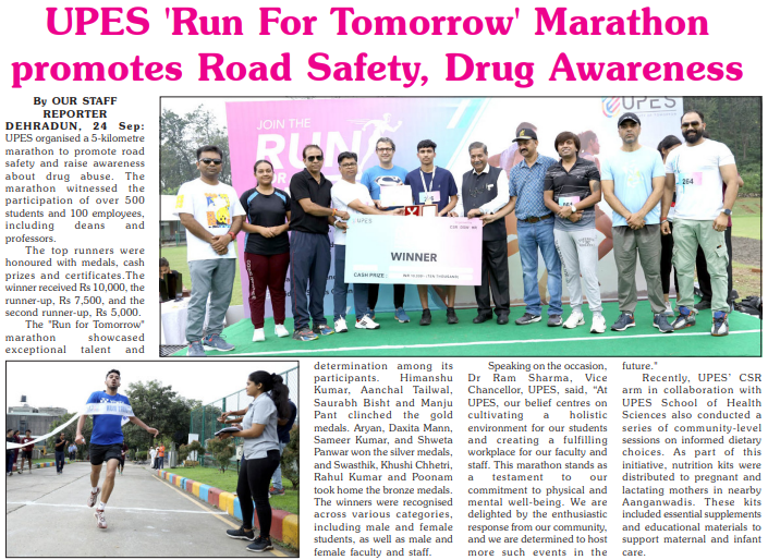 UPES Marathon - Garhwal Post