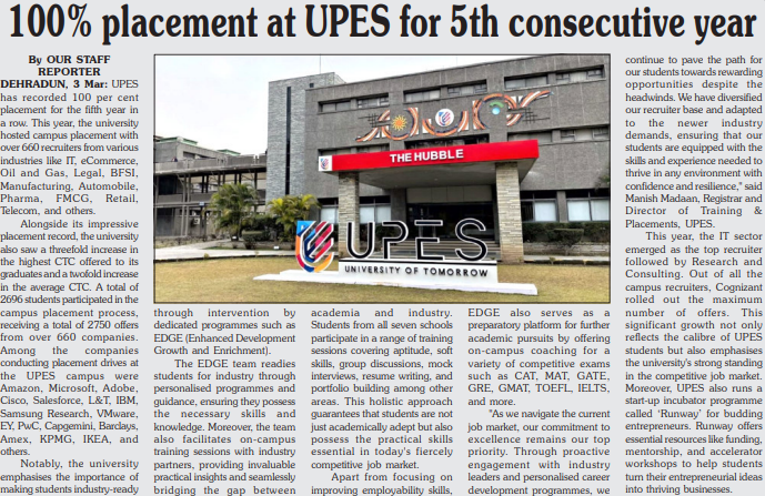 Placements - Garhwal Post