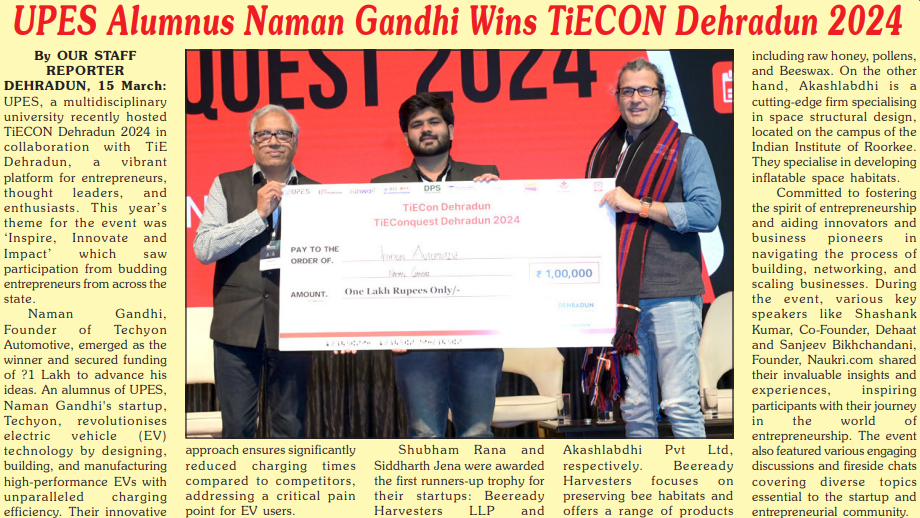 TieCon - Garhwal Post