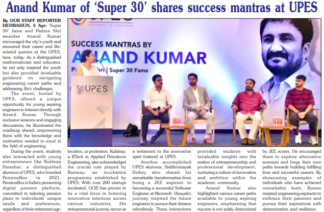 Anand Kumar - Garhwal Post