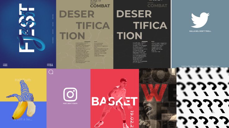 Daily Poster Inspiration for UPES School of Design Students