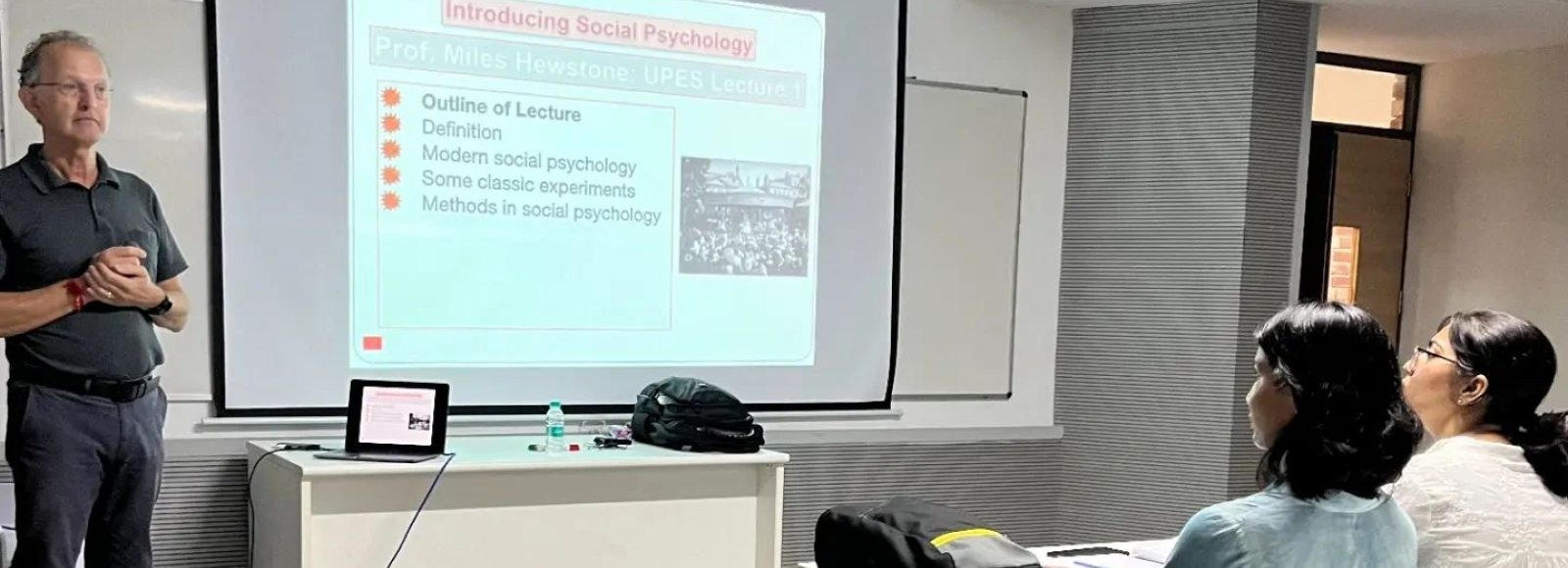 Two Day Workshop by Prof. Miles Hewstone