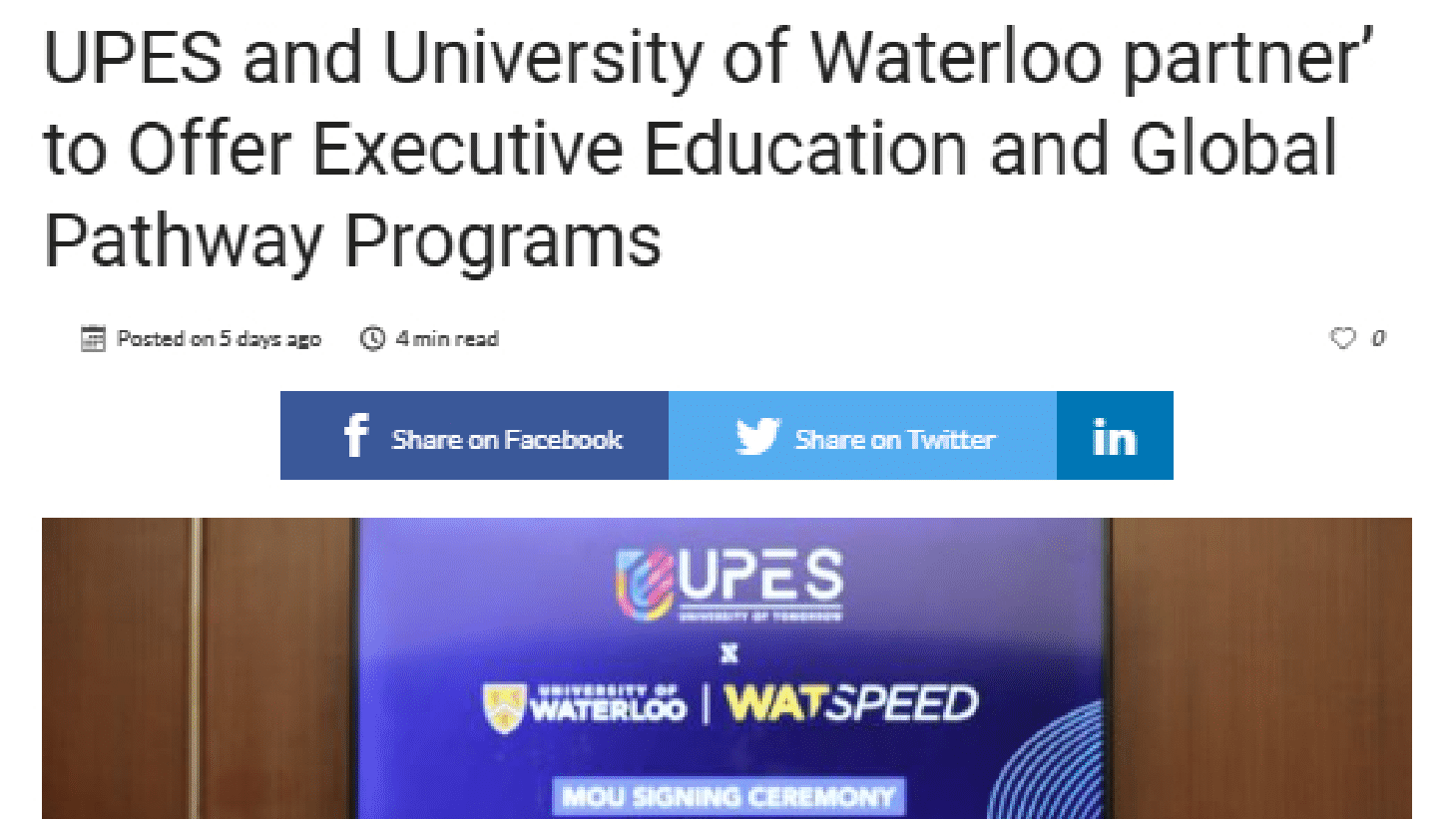 University of Waterloo - Curriculum Magazine