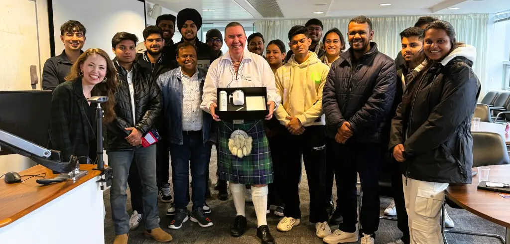 Students from UPES School of Business International visit Scotland and London for Global Immersion