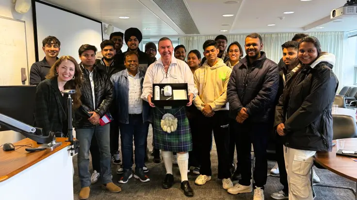 Students from UPES School of Business International visit Scotland and London for Global Immersion