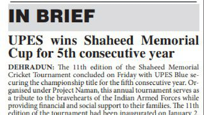 Shaheed Memorial Conclusion - The Pioneer