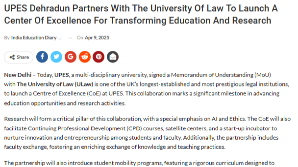 ULaw Mou - India Education Diary