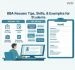 bba resume format and tips