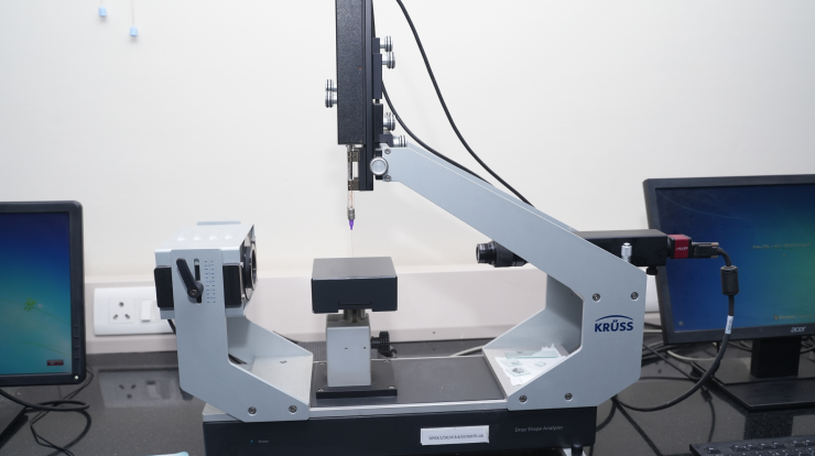 Contact Angle Goniometer/Drop Shape Analyzer (DSA25, Kruss) Contact Angle Goniometer/Drop Shape Analyzer (DSA25, Kruss)