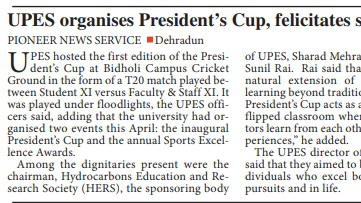 President's Cup - The Pioneer