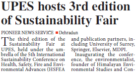 Sustainability Fair 3.0 - The Pioneer